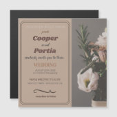 Hochzeitseinladungen Magneteinladung (Vorne/Hinten)