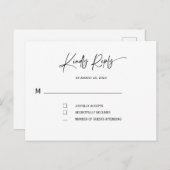 Hochzeitseinladungen mit uAwg Postkarte (Vorne/Hinten)