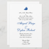 Hochzeitseinladungen "On the Sea" Einladung (Vorne/Hinten)