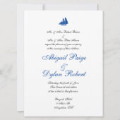 Hochzeitseinladungen "On the Sea" Einladung (Vorderseite)