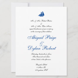 Hochzeitseinladungen "On the Sea" Einladung