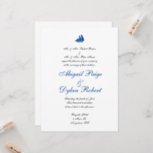 Hochzeitseinladungen "On the Sea" Einladung