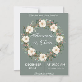 Hochzeitseinladungen  RSVP karte
