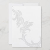 Hochzeitseinladungen Silver Einladung (Rückseite)