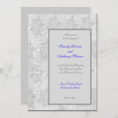 Hochzeitseinladungen Winterschneeflocken Einladung (Vorne/Hinten)