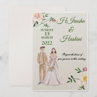Hochzeitseinladungskarte Save The Date