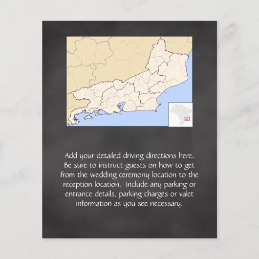 Hochzeitseinlage von Palm Tree Beach (Rückseite)