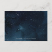 Hochzeitseinsatz für Vintage Hochzeitskalligraphie Begleitkarte (Rückseite)