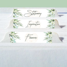 Hochzeitselegante Heart Foliage Divider Tabs