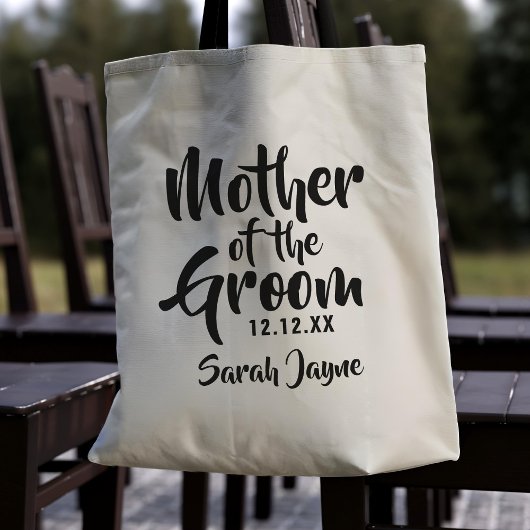 Hochzeitseltern Geschenk Mutter der Groom Tote Tas Tragetasche