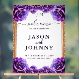 Hochzeitsempfang Acrylschild