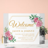 Hochzeitsempfang Acrylschild (Hochzeit)