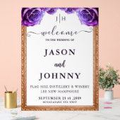 Hochzeitsempfang Acrylschild (Hochzeit)