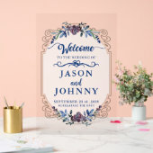 Hochzeitsempfang Acrylschild (Hochzeit)