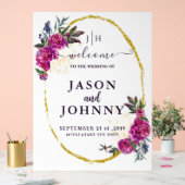 Hochzeitsempfang Acrylschild (Hochzeit)