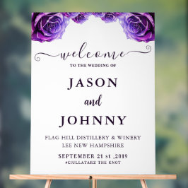 Hochzeitsempfang Acrylschild