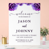 Hochzeitsempfang Acrylschild (Hochzeit)