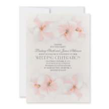 Hochzeitsempfang am Strand mit rosa Blume