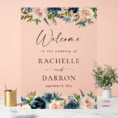 Hochzeitsempfang auf Hochzeitsreise mit Seestreitk Acrylschild (Hochzeit)