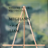 Hochzeitsempfang, Begrüßung, Hochzeitsschilder, mo Acrylschild (Neutral)