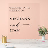 Hochzeitsempfang, Begrüßung, Hochzeitsschilder, mo Acrylschild (Hochzeit)