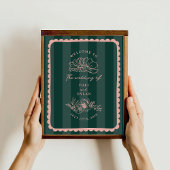 Hochzeitsempfang bei Botanischer Scallopie Poster