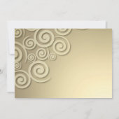 Hochzeitsempfang (bei jedem Anlass) Einladung (Rückseite)