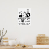 Hochzeitsempfang Bräutigam hat ein Darts Match Poster (Küche)