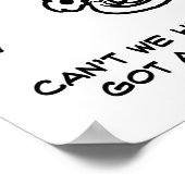 Hochzeitsempfang Bräutigam hat ein Darts Match Poster (Ecke)