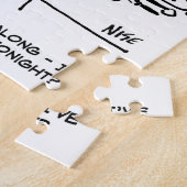 Hochzeitsempfang Bräutigam hat ein Darts Match Puzzle (Seite)