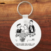 Hochzeitsempfang Bräutigam hat ein Darts Match Schlüsselanhänger (Vorderseite)