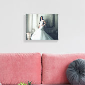 Hochzeitsempfang Bridal Portrait Display Keepake Leinwanddruck (Insitu (Wohnzimmer))