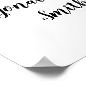 Hochzeitsempfang Country-Chic-Sonnenblumen Poster (Ecke)