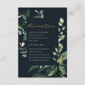 Hochzeitsempfang E Begleitkarte (Vorderseite)