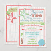 Hochzeitsempfang Einladung (Vorne/Hinten)