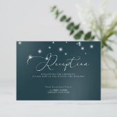 Hochzeitsempfang | Elegant Driftwood Tulle Arbor Einladung (Stehend Vorderseite)