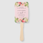 Hochzeitsempfang Fächer (Vorderseite)