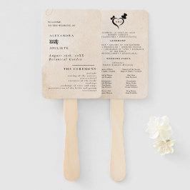 Hochzeitsempfang Fächer