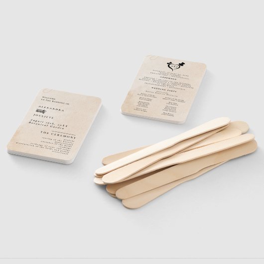 Hochzeitsempfang Fächer (Non-assembled)