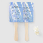 Hochzeitsempfang Fächer (Vorne und Hinten)