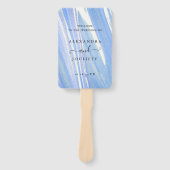 Hochzeitsempfang Fächer (Vorderseite)