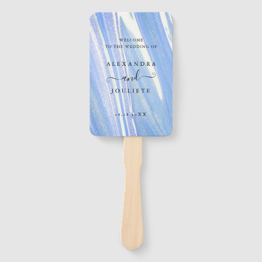 Hochzeitsempfang Fächer (Vorderseite)