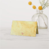 Hochzeitsempfang Faltenzelt-Karte asiatischer Einf Platzkarte (Rückseite)