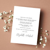 Hochzeitsempfang-Foto Save The Date