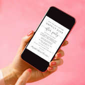 Hochzeitsempfang Foto Save the Date Ankündigung