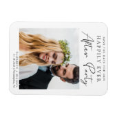 Hochzeitsempfang Foto Save the Date Magnet (Horizontal)