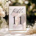 Hochzeitsempfang Foto Tischnummer<br><div class="desc">Fügen Sie Ihrem Empfang eine herzliche Touch mit unseren Tischnummern für das Hochzeitsempfang Foto hinzu. Diese Karten zeigen elegant ein beliebtes Foto des Ehepaares und sorgen für ein personalisiertes und warmes Erlebnis an jedem Tisch. Mit einem einfachen, modernen Design sind sie die perfekte Mischung aus Stil und Stimmung für Ihre...</div>