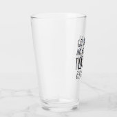 Hochzeitsempfang Funny Personalisiert Beer Brille Glas (Rechts)