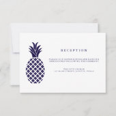 Hochzeitsempfang für Ananas Einladung (Vorderseite)