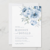 Hochzeitsempfang für Duestblumen Einladung (Vorderseite)